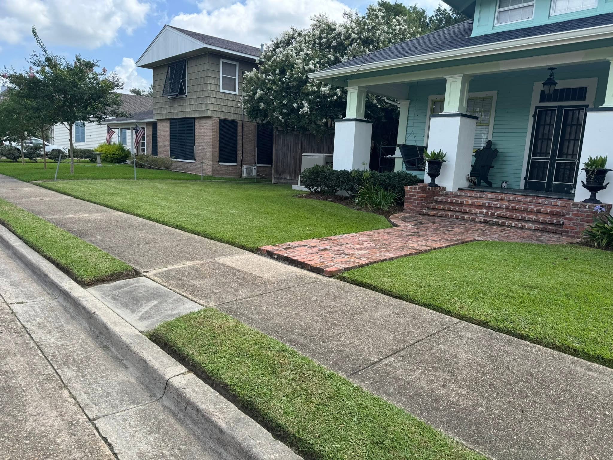 Residential yard cleanup and detail service